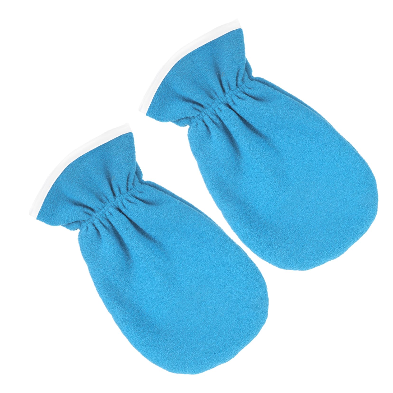 VICASKY 1 Pair Exfoliating Moisturizing for Hands Moisturizing Gloves Manicures Women Skin Care Gloves Essential Oil Gloves Exfoliating Gloves Spa Glove Gel Gloves Flannel Blue