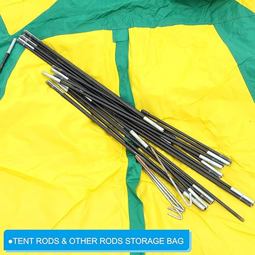 Miniatura 7 de PATIKIL Bolsa de repuesto para silla ultra pequeña de 20 pulgadas, de nailon, plegable, con correa para el hombro, para viajes al aire libre, color