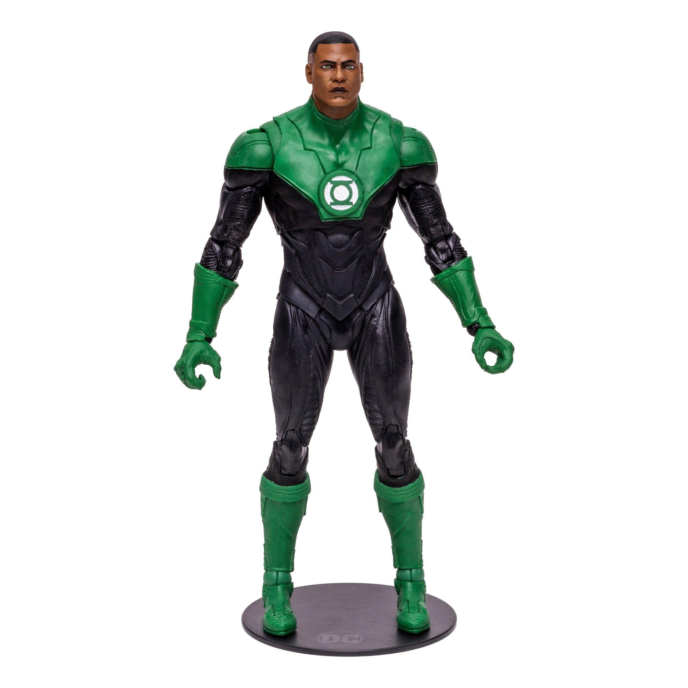 McFarlane Toys, 7-Inch DC Endless Winter Green Lantern (John Stewart) Action Figure with 22 Moving Parts