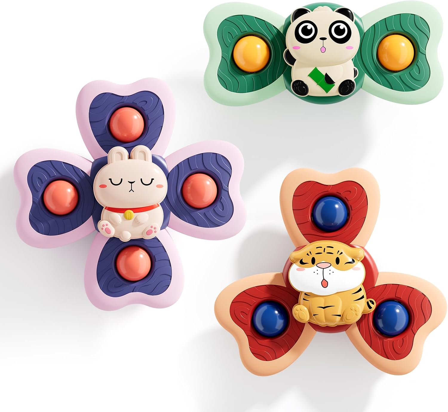 ALASOU Suction Cup Spinner Airplane Travel Toys for 1 Year Old Boy Girl