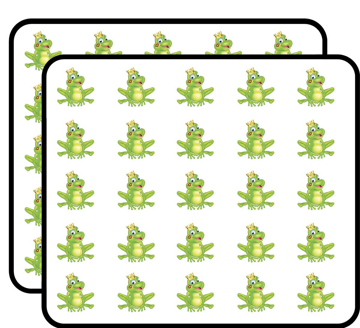 50 PCs Happy Classic Prince Frog with Princess Kiss 1" Stickers Decals Laptop Notebook Phone Waterproof Vinyl Trendy