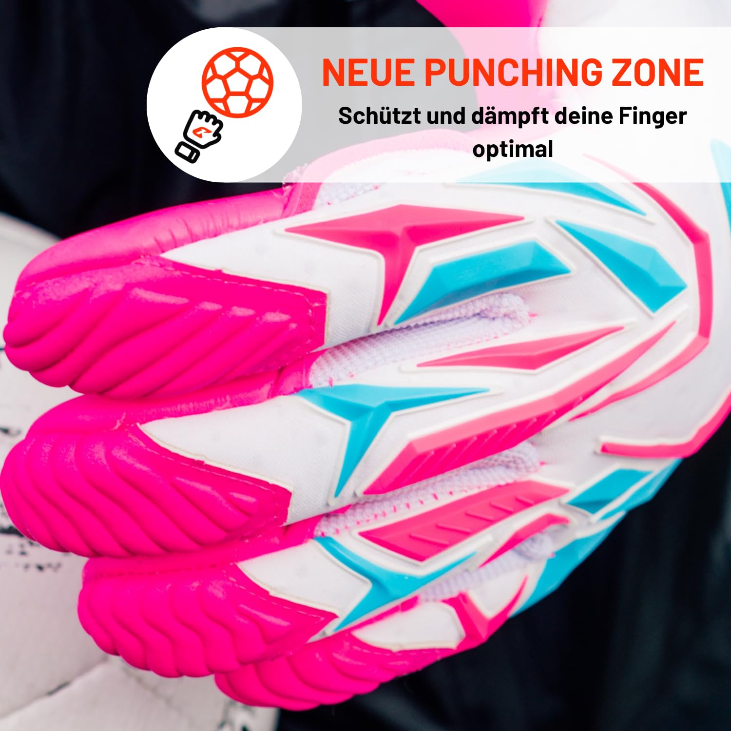 CATCH&KEEP Profi Torwarthandschuhe für Erwachsene - maximaler Grip - Premium Modell - Tormannhandschuhe Fussball - mit unserem Octopus Grip