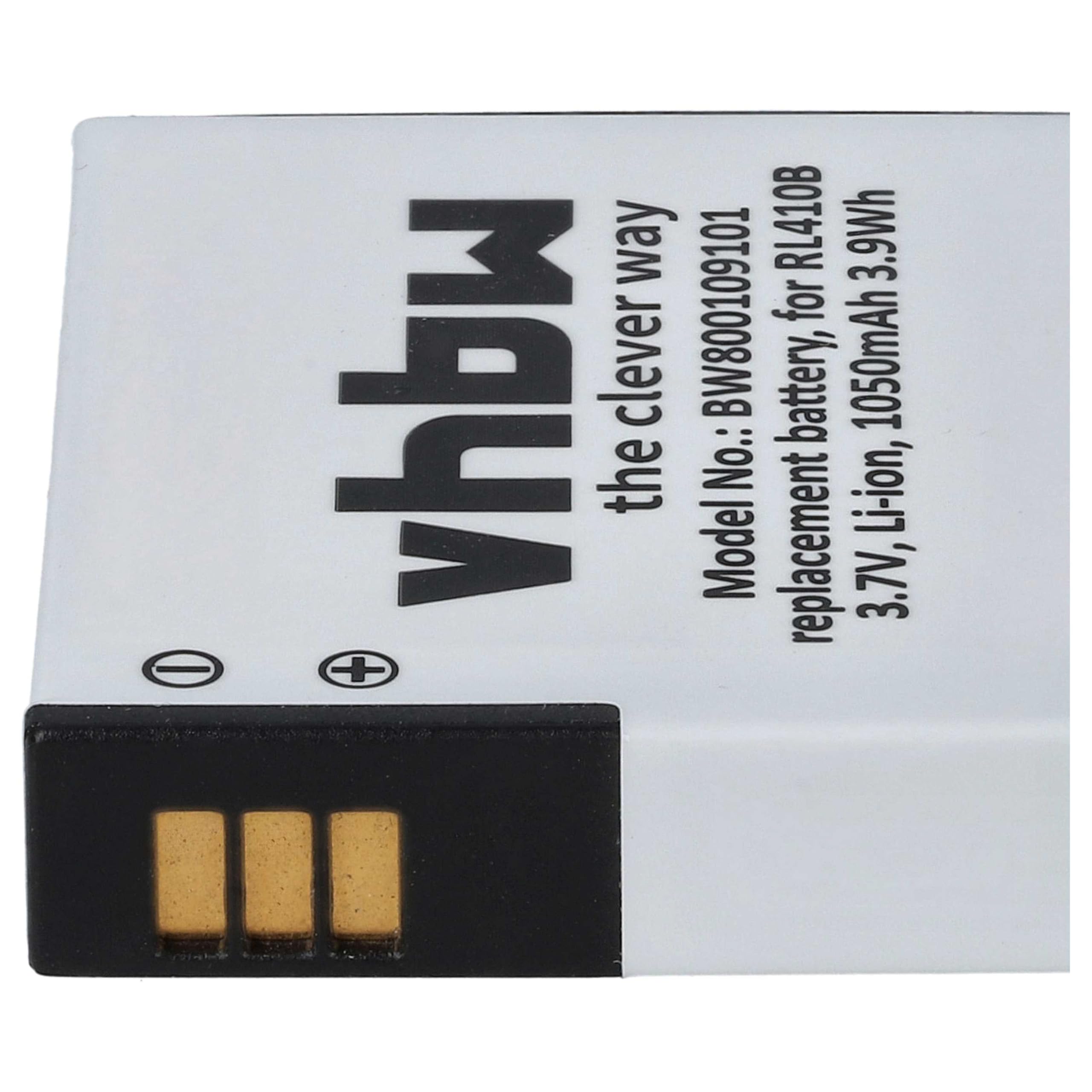Vhbw 2 Batterie Compatibili Rollei Actioncam 230, 410, 240, 400 – 1000mAh, 3,7V, Li-Ion