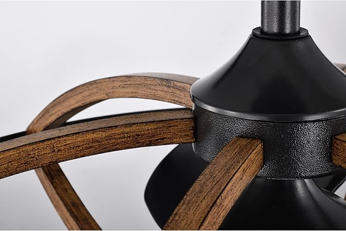 Ventilador de Techo con Luz LED y Control Remoto para Habita miniatura 4