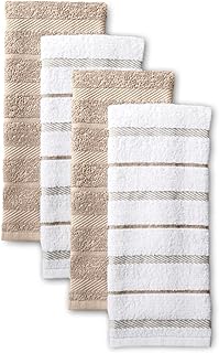 KitchenAid Albany Kitchen Towel 4-Pack Set, Milkshake...