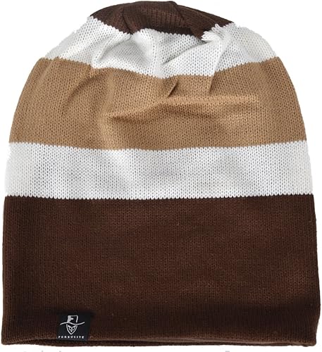Miniatura 10 de Gorro de punto grande con calaveras para hombre