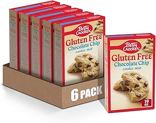 Betty Crocker Gluten Free Chocolate Chip Cookie Mix, 19 oz. (Pack of 6)