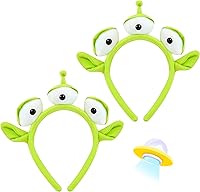 Vista 1 de Alien Monster Toy - Diadema elástica de globo ocular de felpa para Halloween Cosplay