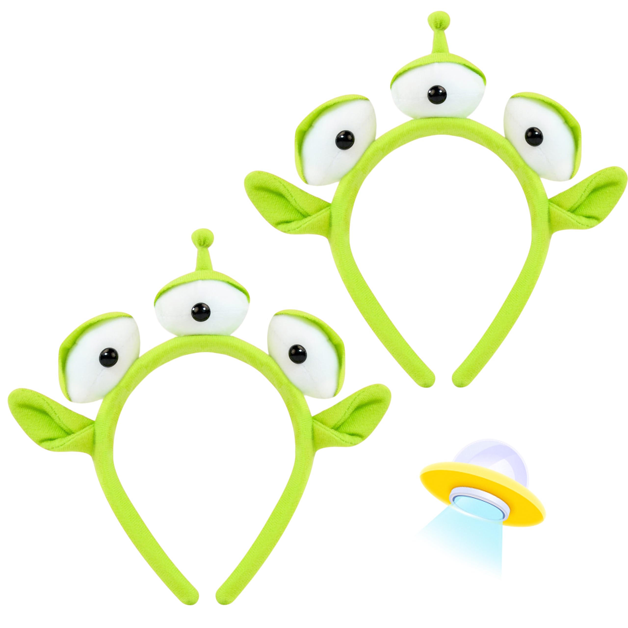 Leziazany Alien Monster Toy - Stretchy Plush Eyeball Headband for Halloween Cosplay
