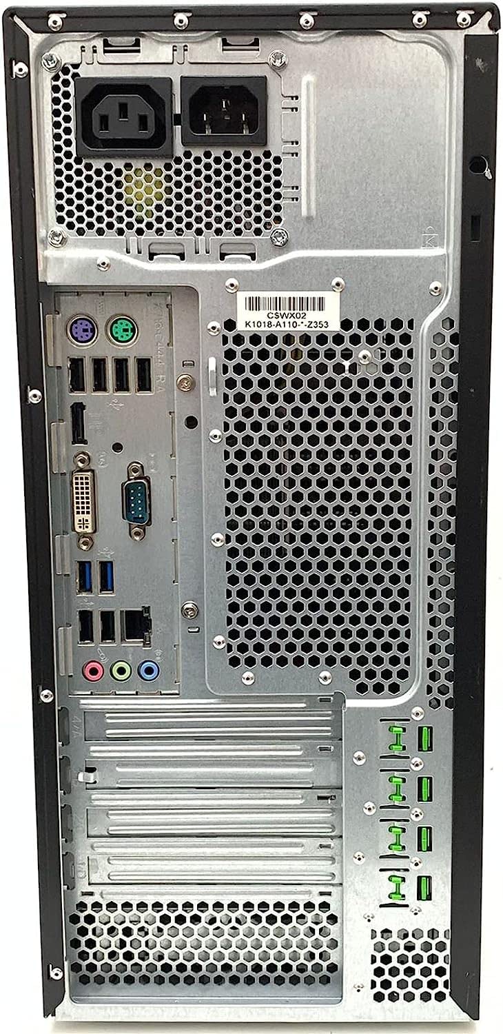 PcRenewed PC fisso COMPUTER DESKTOP Fujitsu Esprimo P710, Processore Intel Core i3, 8GB RAM DDR3, SSD 128 + Hard Disk 500GB, DVD-ROM, USB 3.0, WIFI, Windows 10 Professional (Ricondizionato)