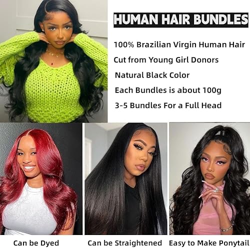 Miniatura 6 de Cabello virgen peruano lacio de 28 pulgadas, un paquete, 100% sin procesar, extensiones de cabello humano virgen, trama de cabello color negro