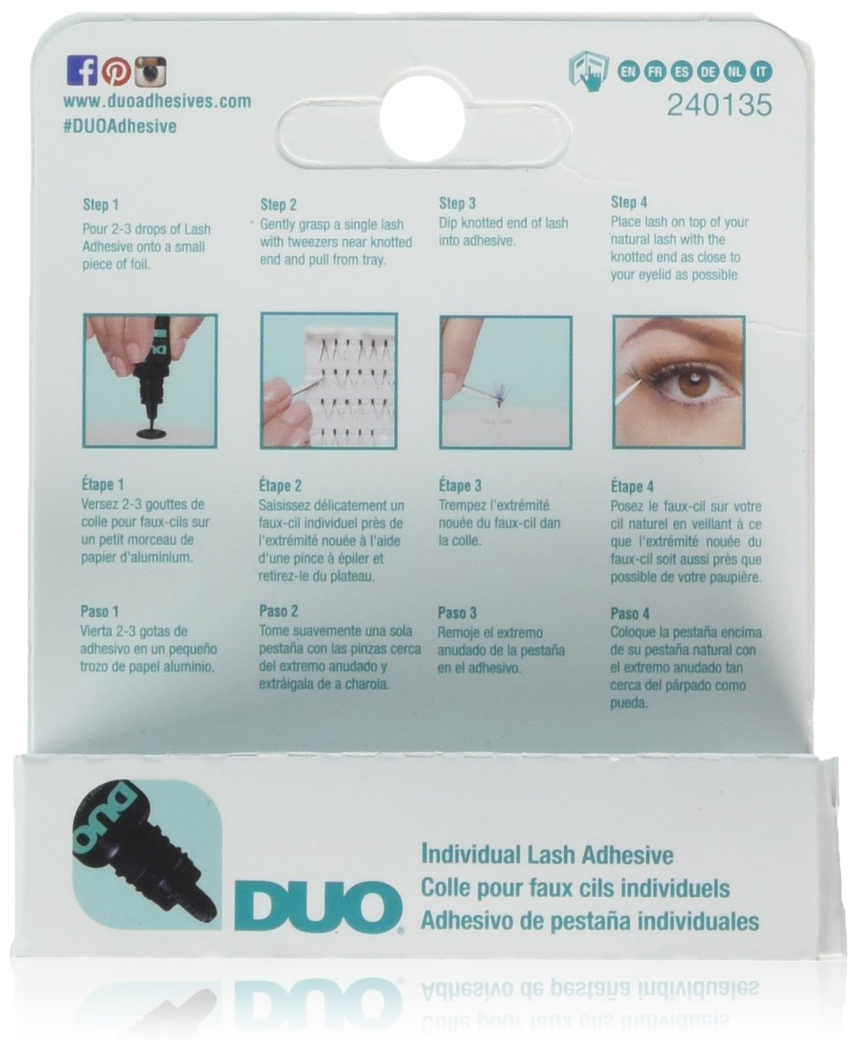 Duo Individual Lash Adhesive Dark 0.25oz (3 Pack)