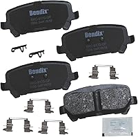 Vista 8 de Bendix Priority1 CFC154 - Juego de pastillas de freno de disco para Avanti II, Century, LeSabre, Regal, Riviera, chasis comercial, DeVille