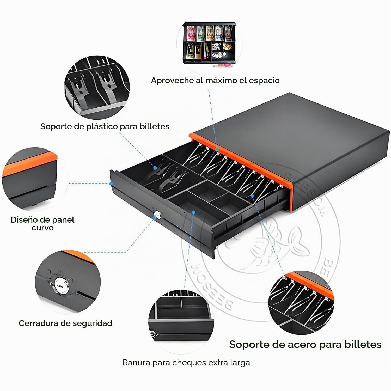 Cajas Registradoras Comercio,Tpv Comercio Completo,15,6" Touch Screen + 58mm Impresora Térmica + Cajón Automático,Gestión Inventario + Pago Múltiple,Dueños Tiendas/Comerciantes Single