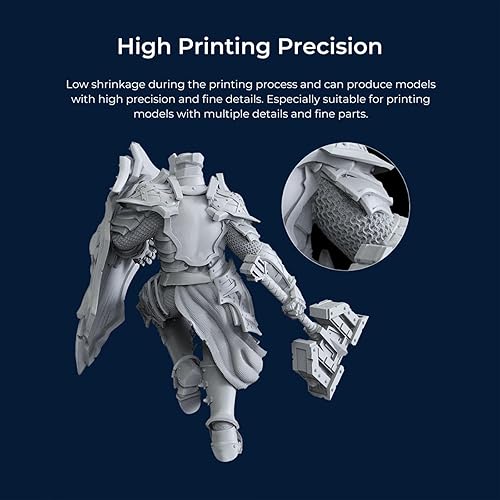 Miniatura 3 de Creality Resina 8K para Halot-Mage, resina de impresora 3D de 2.2 lbs (2.2 libras) de alta precisión para impresión 3D LCD de 8K10K12K Resina de