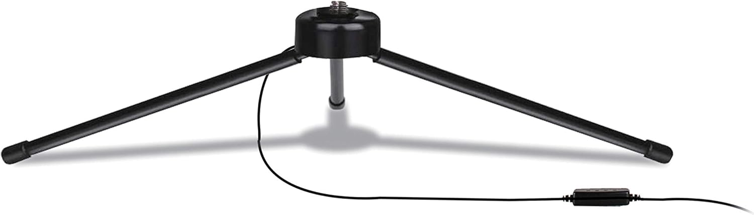 Supersonic SC-1210SR PRO Live Stream 10-inch LED Selfie Ring Light with Stand and 360° Phone Holder, 3 Color Modes, 10 Brightness Levels, USB Powered, in-Line Control, Tiktok/YouTube/Zoom Meeting