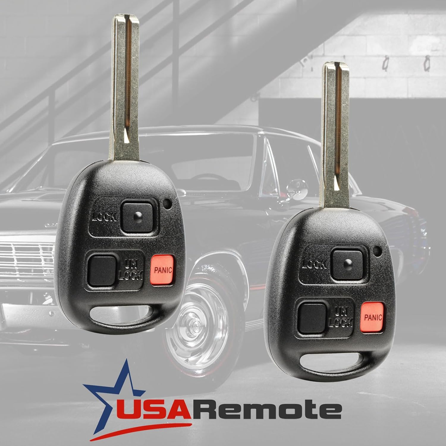 Car Key Fob Keyless Entry Remote fits 1999 2000 2001 2002 2003 Lexus RX300 (N14TMTX-1), Set of 2
