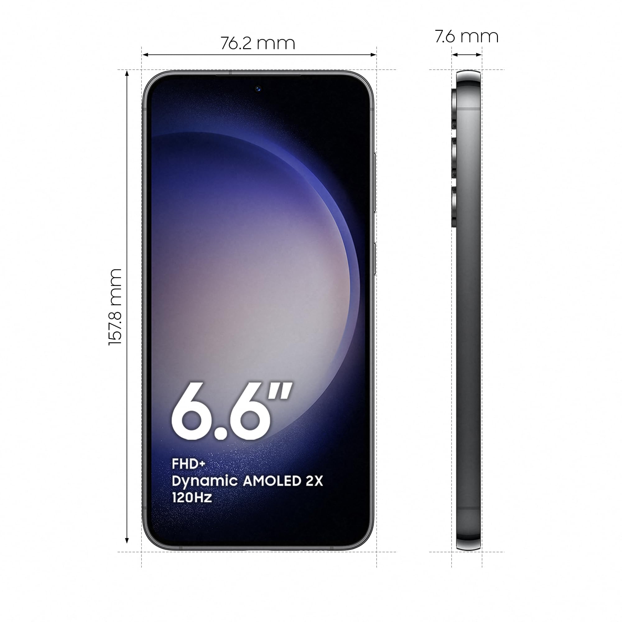 Samsung Galaxy S23+ AI-Android-Smartphone, 512GB, 4.700mAh Akku, Smartphone ohne Vertrag Phantom Black inkl. 36 Monate Herstellergarantie [Exklusiv bei Amazon]