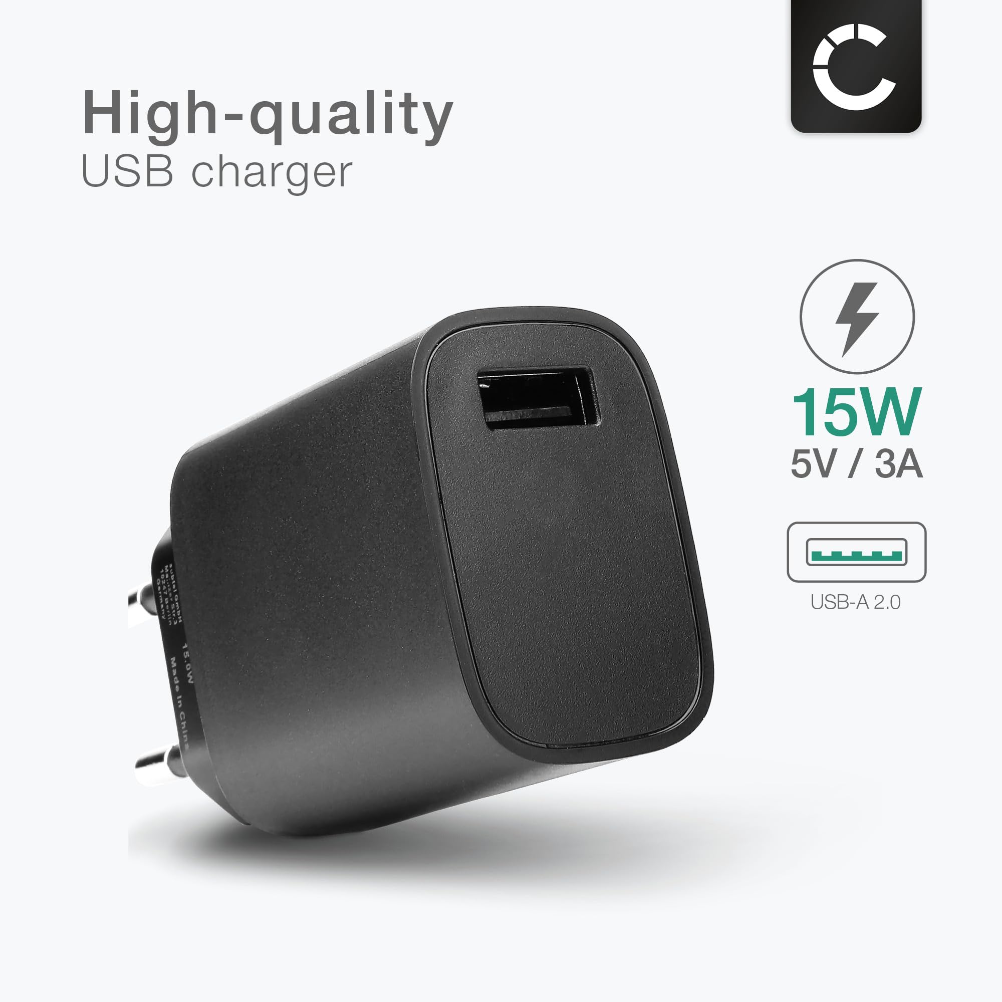 subtel USB C Type C Ladegerät USB Kabel - 2A / 2000mA Ersatz Ladekabel kompatibel mit JBL Charge 4, Flip 5, Pulse 4, Tuner 2, Tuner XL, GO 3, Link Portable Lautsprecher Musikbox - Speaker Charger