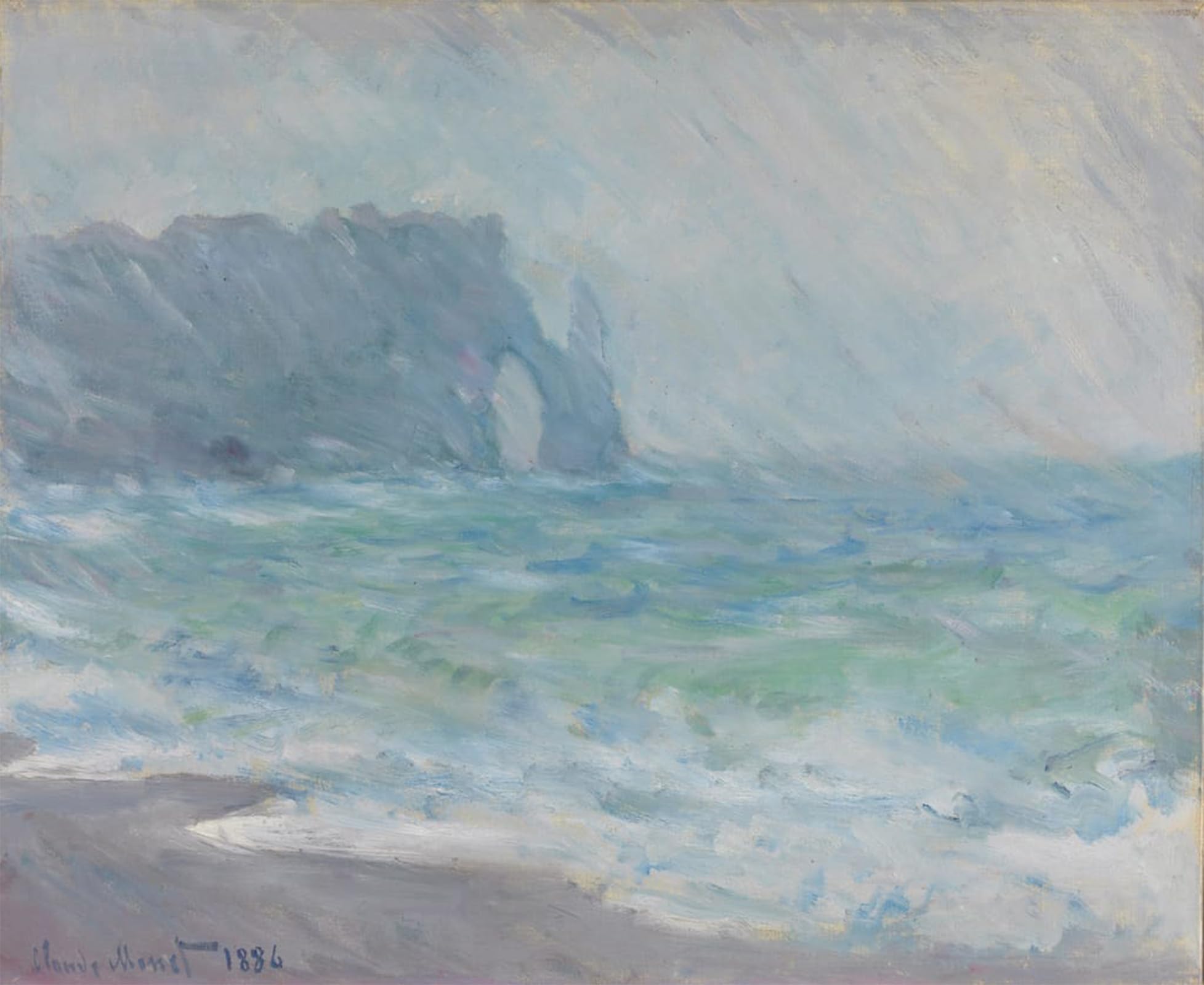 Impression Claude Monet style graffiti art moderne de salon 60x90