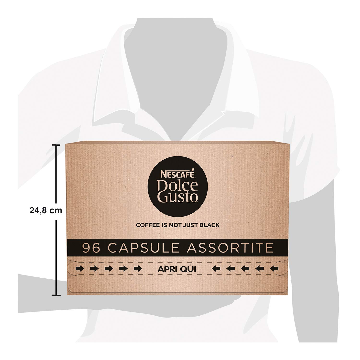 NESCAFÉ DOLCE GUSTO Kit de degustación de café expreso Barista, Espresso Ardenza, Essenza di Moka, 6 paquetes de 16 cápsulas (96 cápsulas compatibles con Nescafé Dolce Gusto)