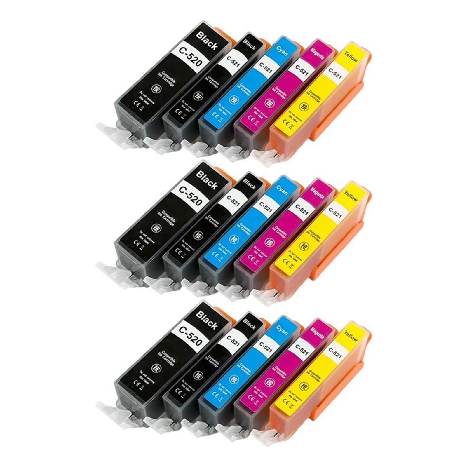 Cartucho De Tinta PGI-520, Compatible con Canon IP3600 IP4600 IP4700 MX860