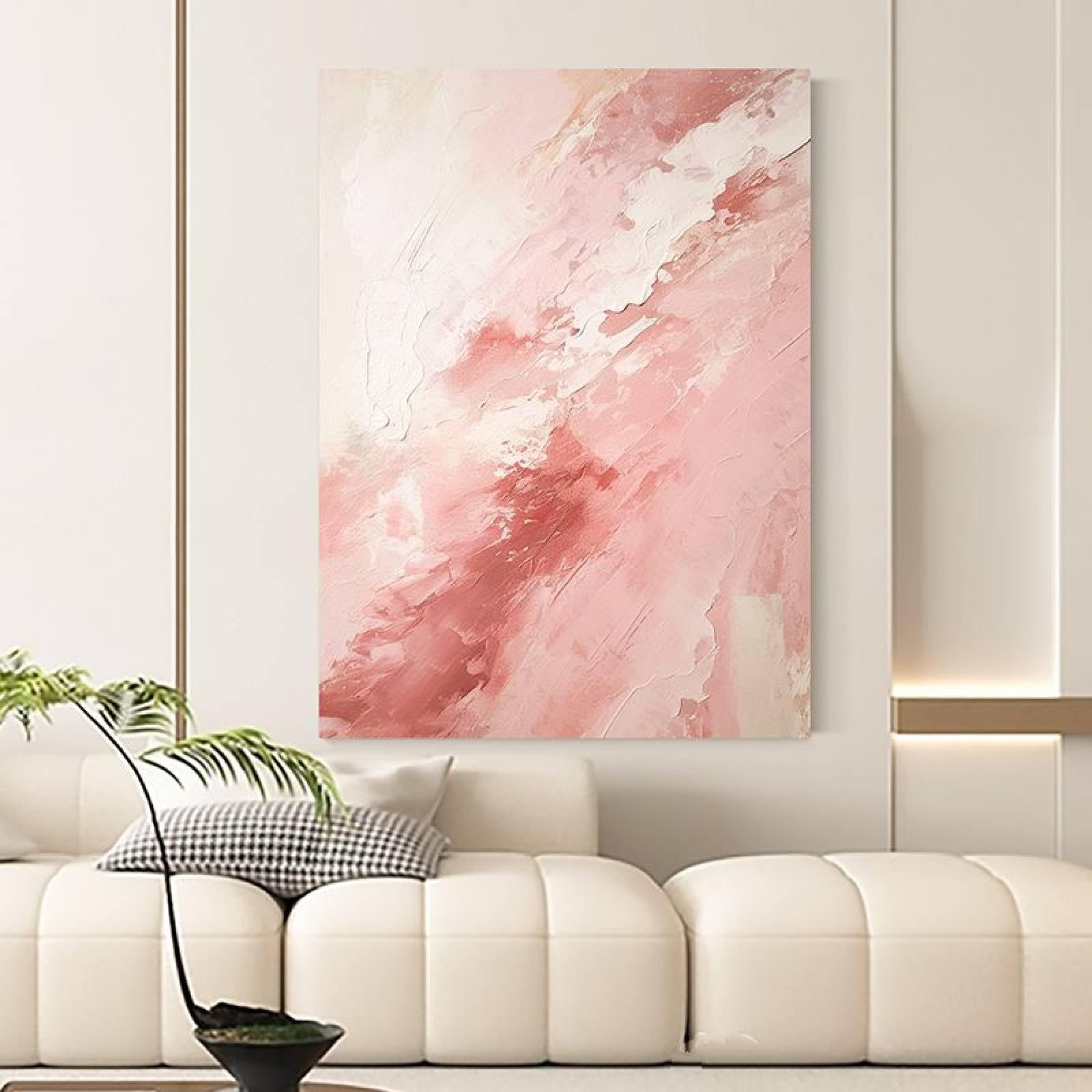 Peintures modernes simples grand format pour grand salon élégant