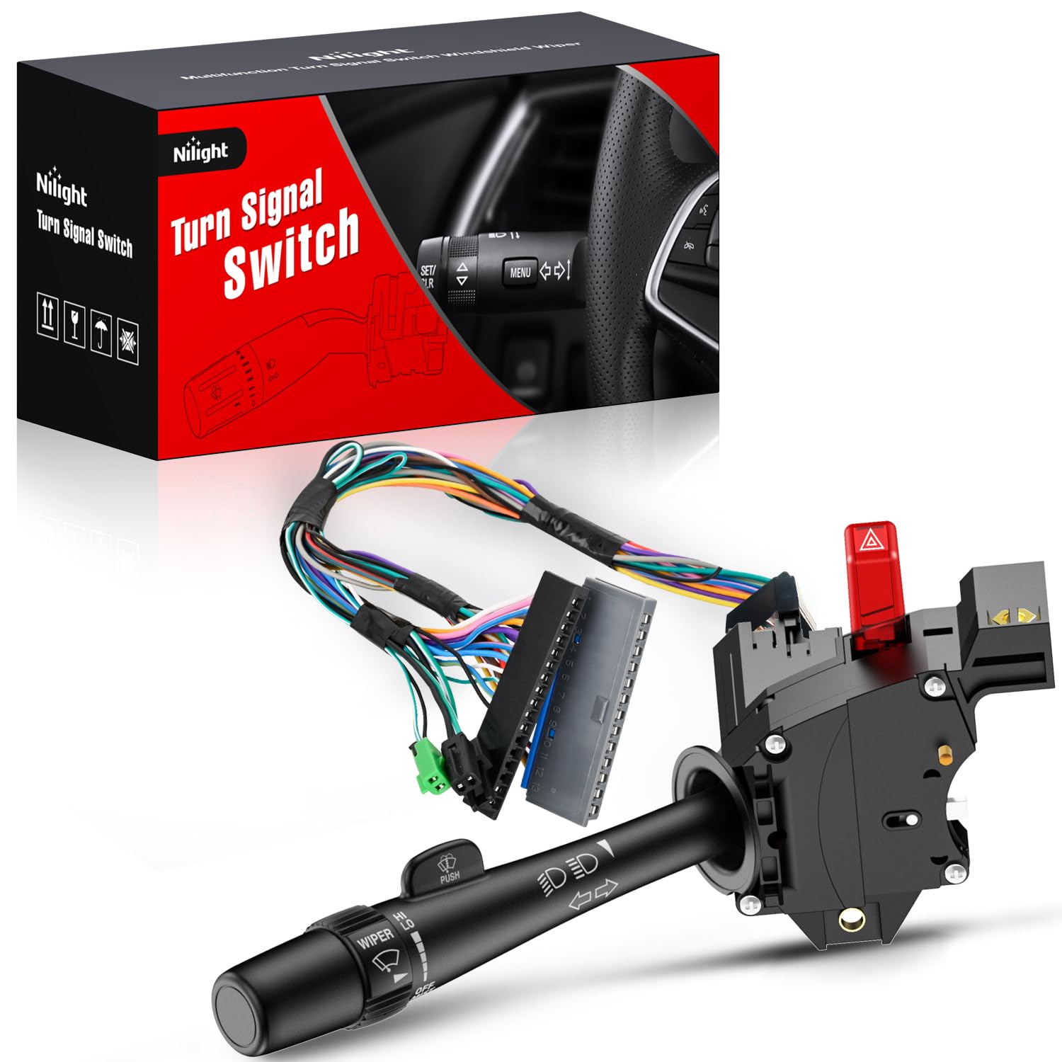 Nilight Turn Signal Switch for 1998-2005 Chevy Blazer GMC Samona