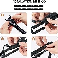 Vista 5 de SUNMON Brazo de Boom para Micrófono Fifine K688 con Adaptador de 3/8" a 5/8" y Funda para Cable