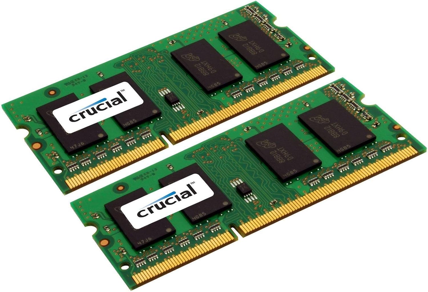 Crucial 16GB kit (8GBx2), 204-pin SODIMM, DDR3...