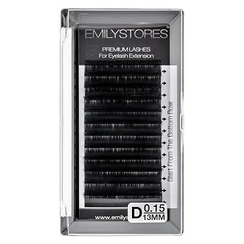 Eyelash Extensions 0.15mm Thickness D Curl Length 13mm Volume Individual eyelashes For Lash Extension0.15,D,13mm
