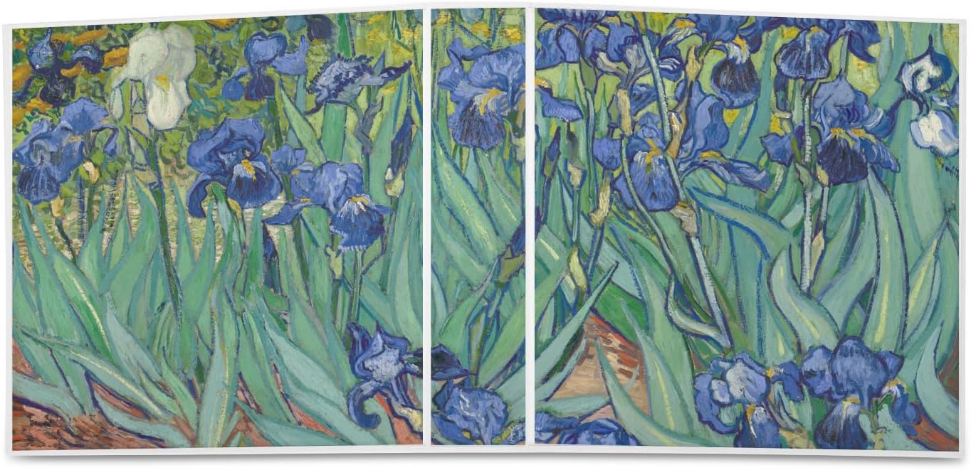 Irises 3-Ring Binder - 2 inch