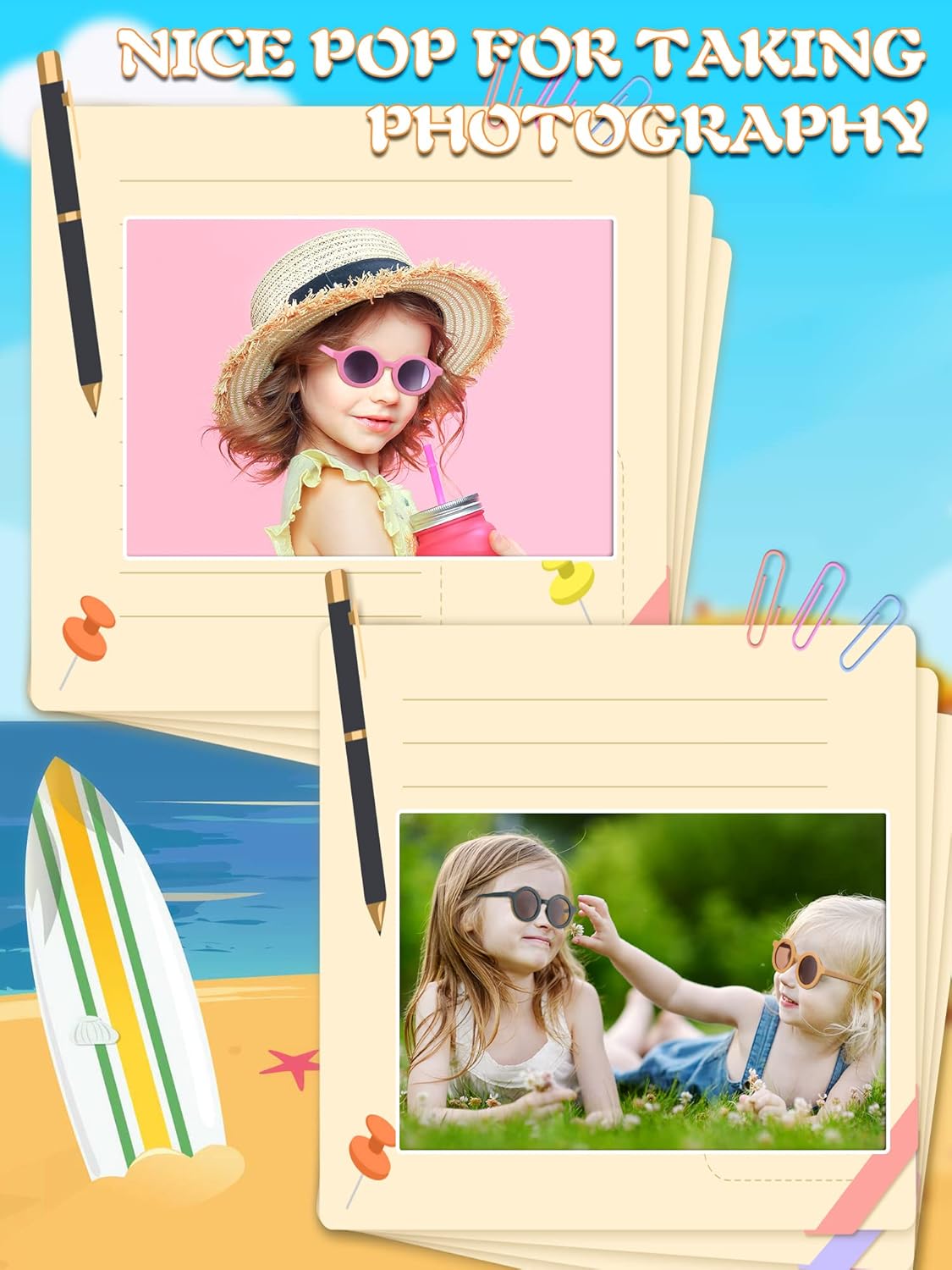 Frienda 16 Pairs Toddler Sunglasses Valentines Classroom Gift Round Kids Sunglasses Bulk for Boy Girl Beach Outdoor Sport - Image 5