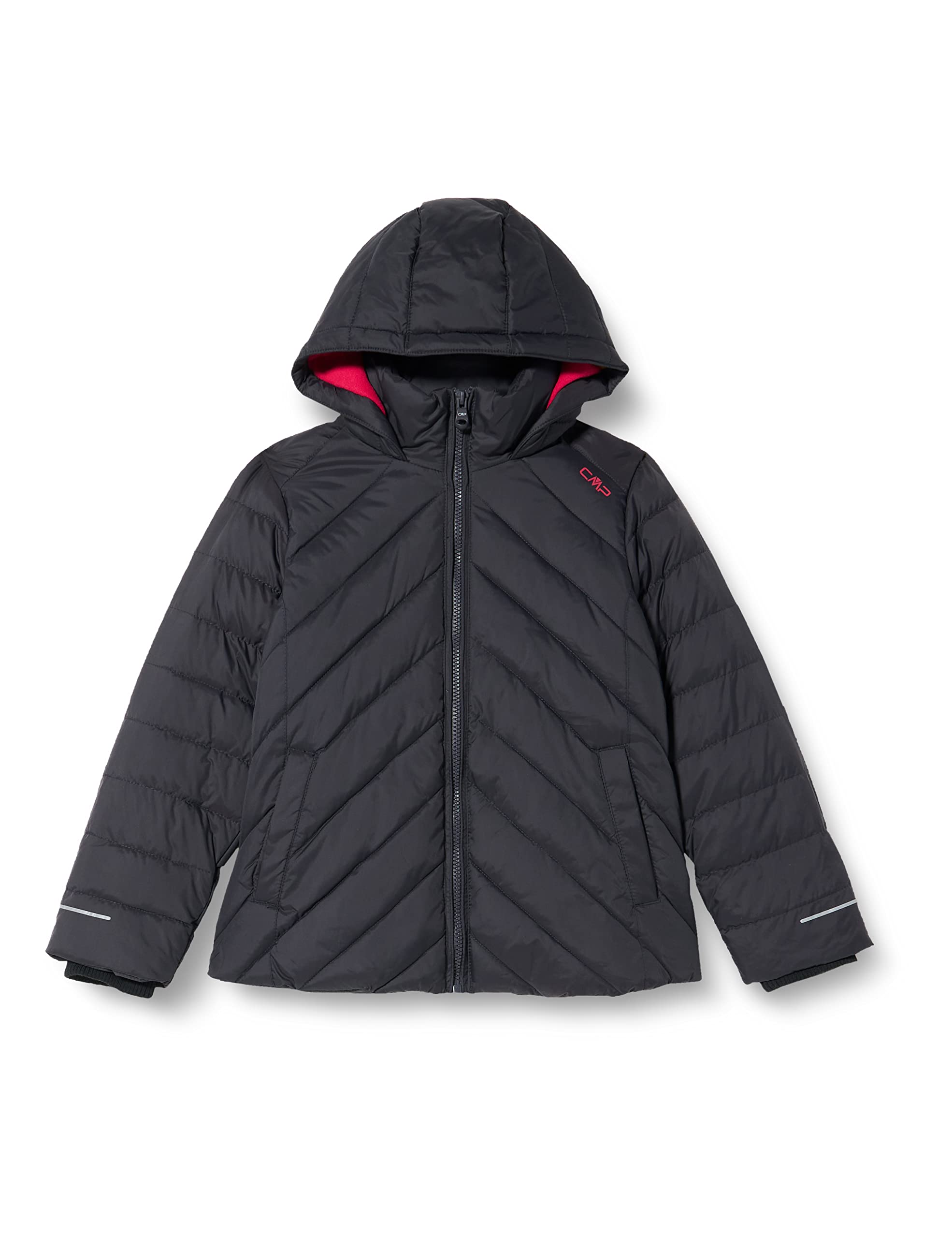 CMP - Chaqueta infantil con capucha fija, Antracita, 128