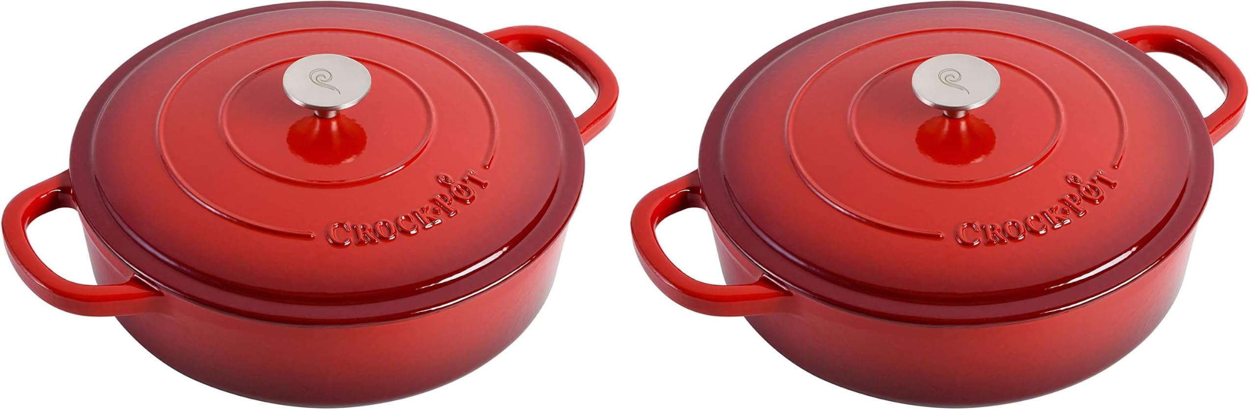 Crock-Pot Enameled Cast Iron Braiser - 5 Quart -5