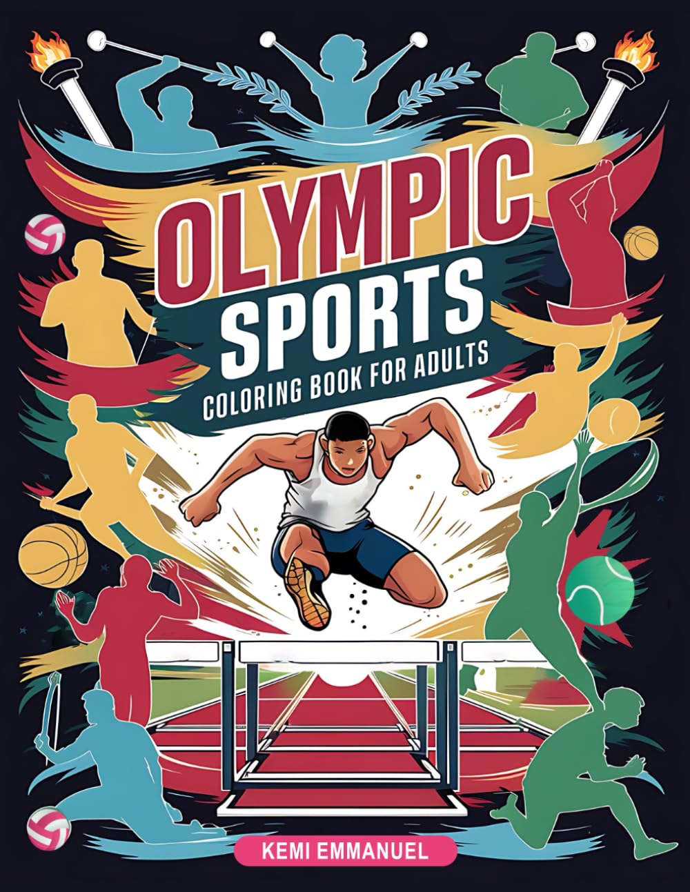 Olympic Sports Coloring book for Adults
