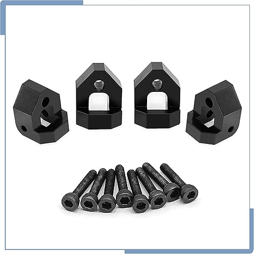 Miniatura 6 de Zolikar Aleación de aluminio RC más alto montaje de choque+7MM Poste de choque superior ajustable para TRX4M actualizaciones 118 escala RC Crawler