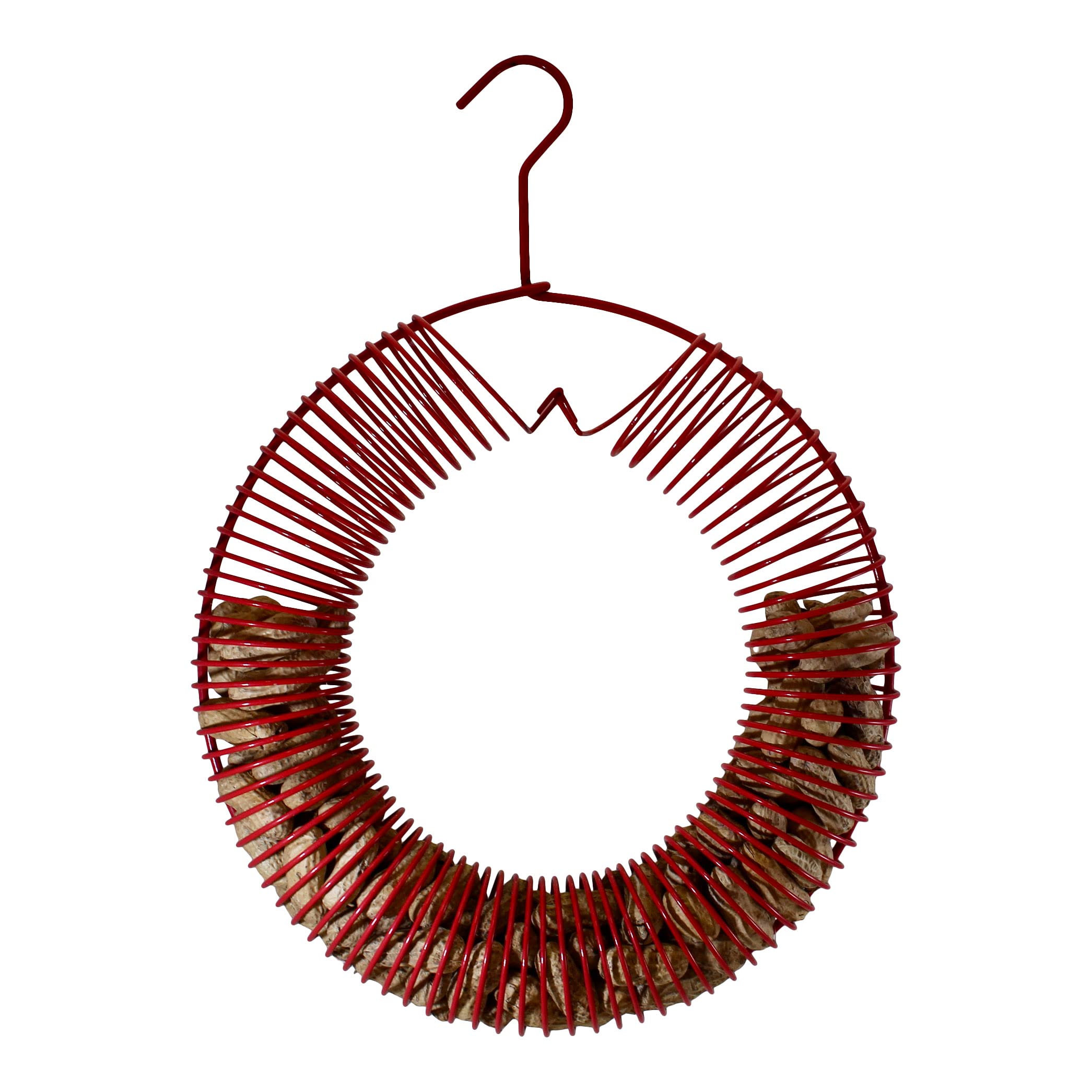 Songbird Essentials Whole Peanut Red Wreath Feeder