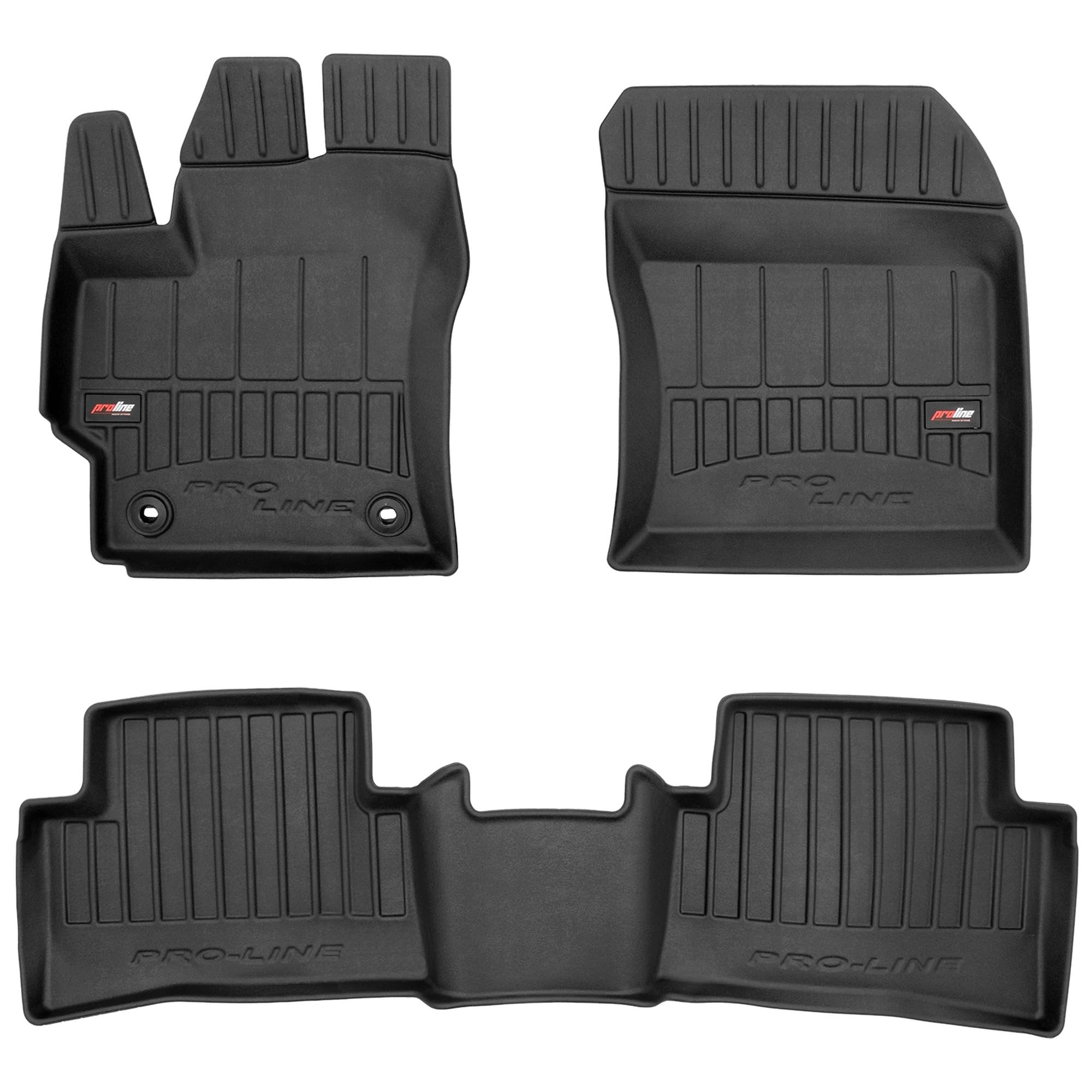 MOTOS Alfombrillas de Goma para Toyota Corolla XII Desde 2018 Mejore la Comodidad de Sus Viajes con la Alfombra Antideslizante Car 3D- Alfombrillas de Coche para Varias Estaciones