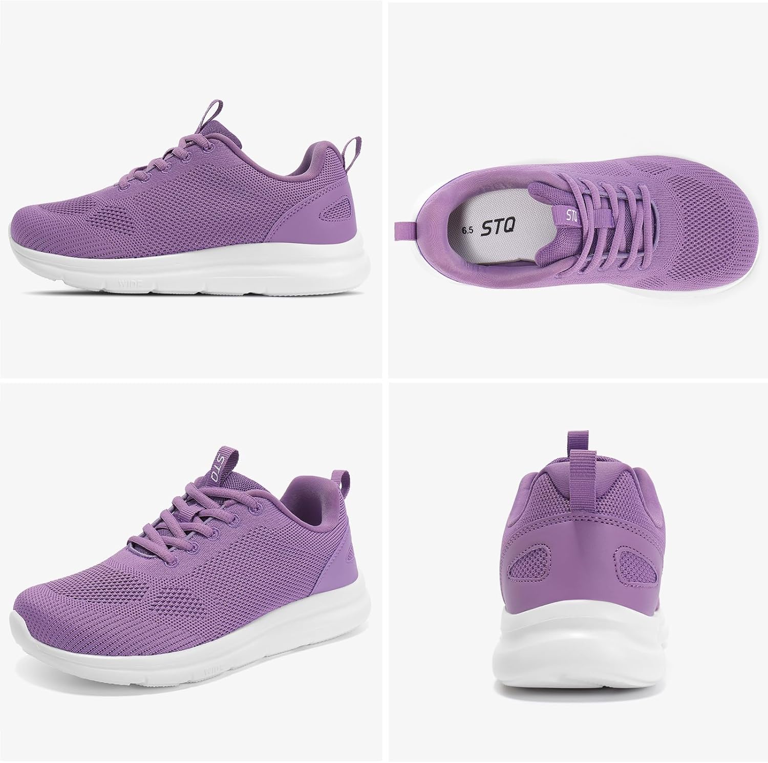 STQ Wide Toe Box Walking Shoes Women Orthopedic Swollen Feet Diabetic Tennis Running Sneakers for Plantar Fasciitis Arch Support Bunions - Image 9