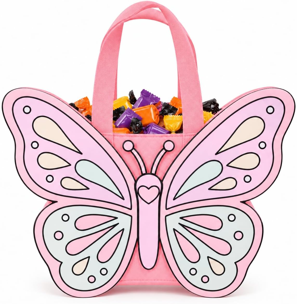 Halloween Trick or Treat Bag - Candy Basket Butterfly Costume Accessories