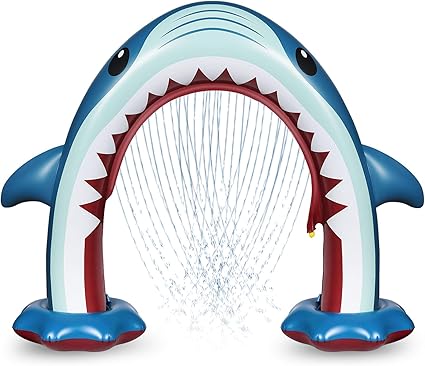 inflatable shark mouth arch sprinkler