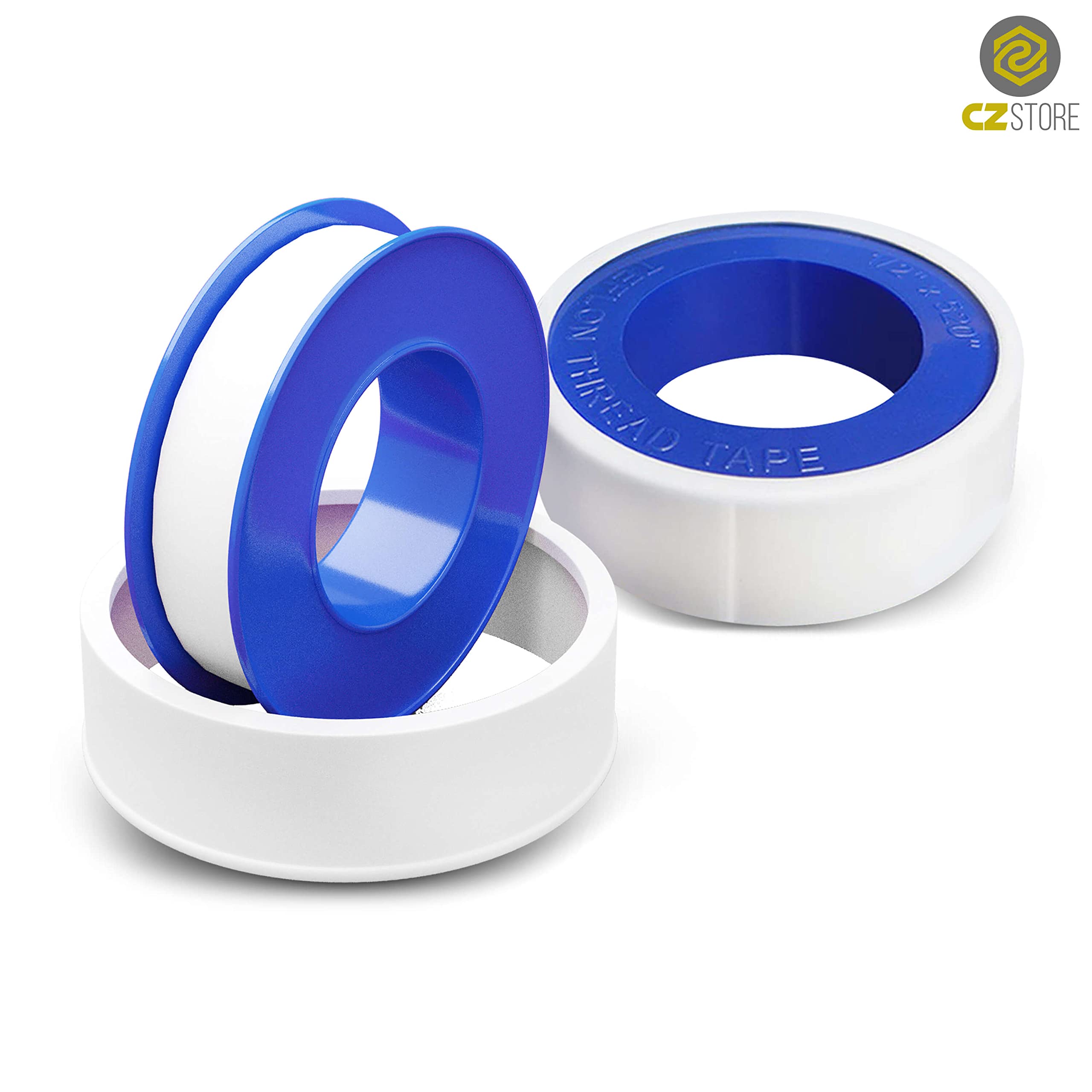 Nastro Teflon 10m x 12mm|4 Rotoli|✮GARANZIA A VITA✮Nastro Sigillante in Ptfe per Riparazioni Idrauliche, Perdite Tubi, Impermeabile, Resistente all'Umidità e alle Alte e Basse Temperature