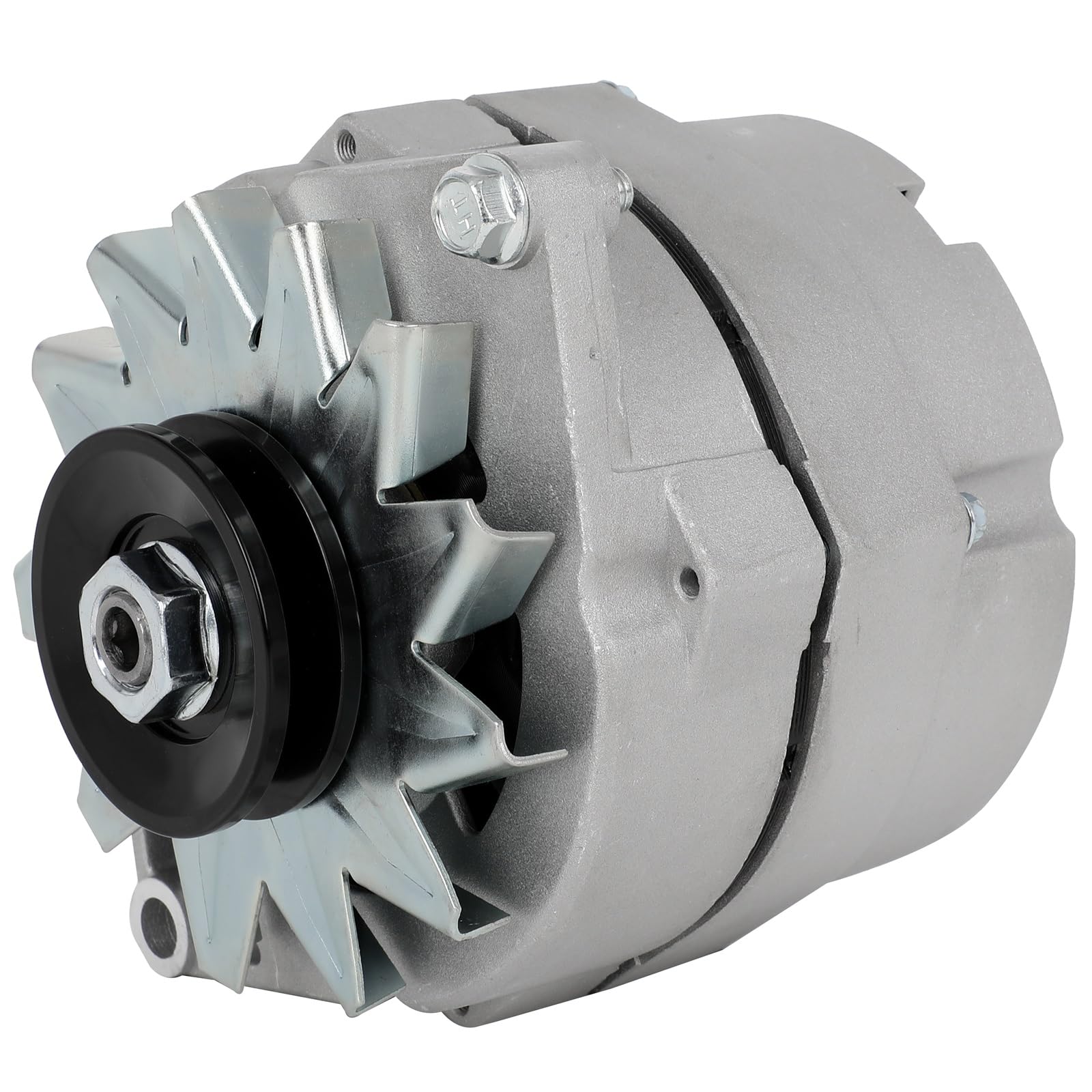 ADR0335 Alternator Compatible for Chevy One Wire 10SI Self-exciting SBC BBC GM, 105 Amp/12 Volt New Electrical Alternator ADR0325 7127-SE105 400-12340 20-102-7