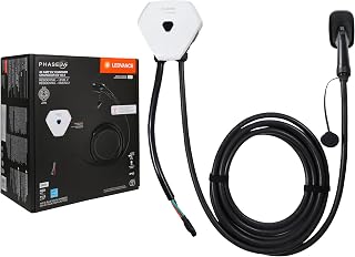 LEDVANCE 48 Amp Level 2 EV Charger Residential Charging Station, SAE J1772 Connector, 11.5kW, 25ft Cable, WiFi/Bluetooth, IP65 (78146)