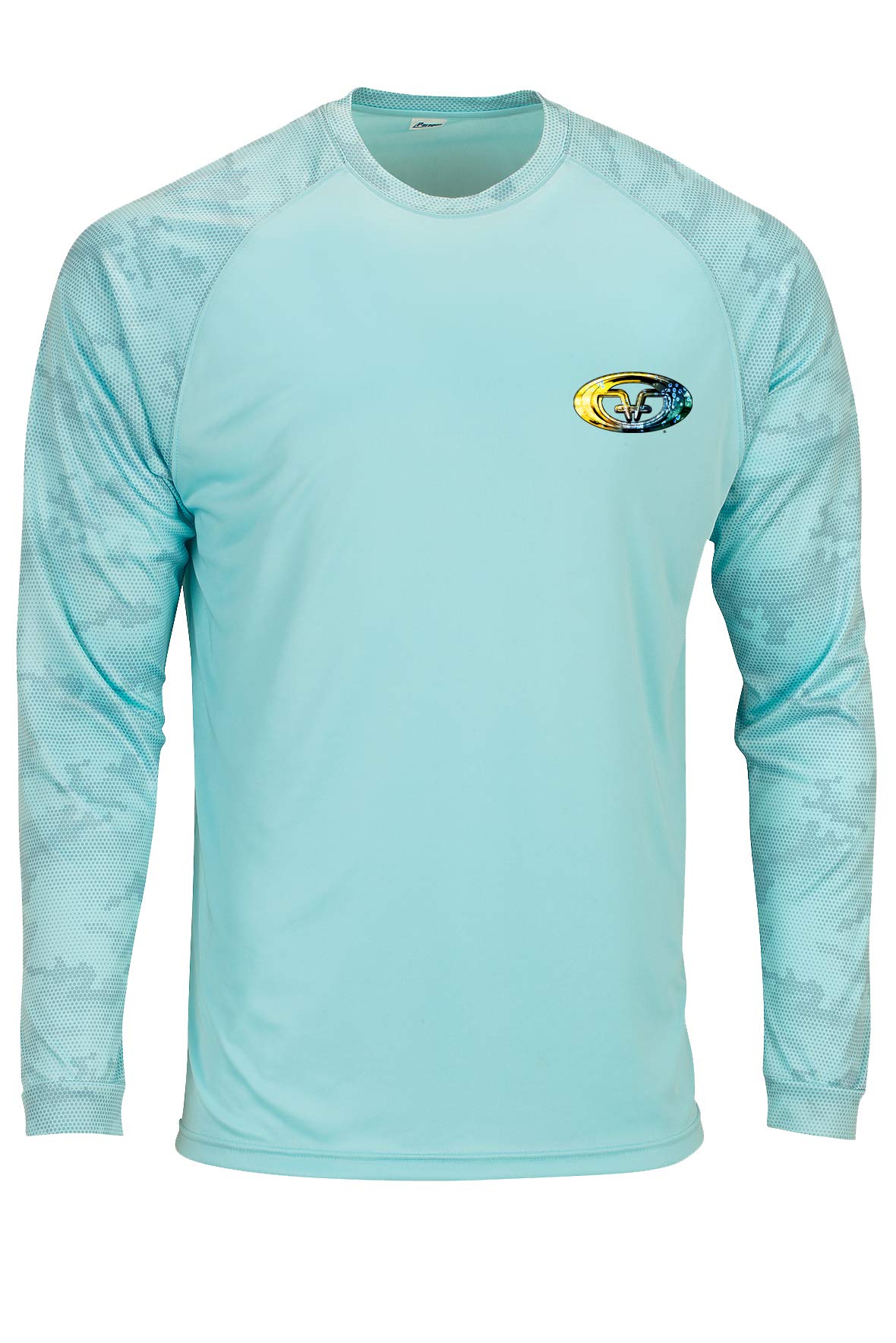 Flying Fisherman Mahi Skin Camiseta de manga larga para pesca y deportes al aire libre, protección solar UPF 50+, grande