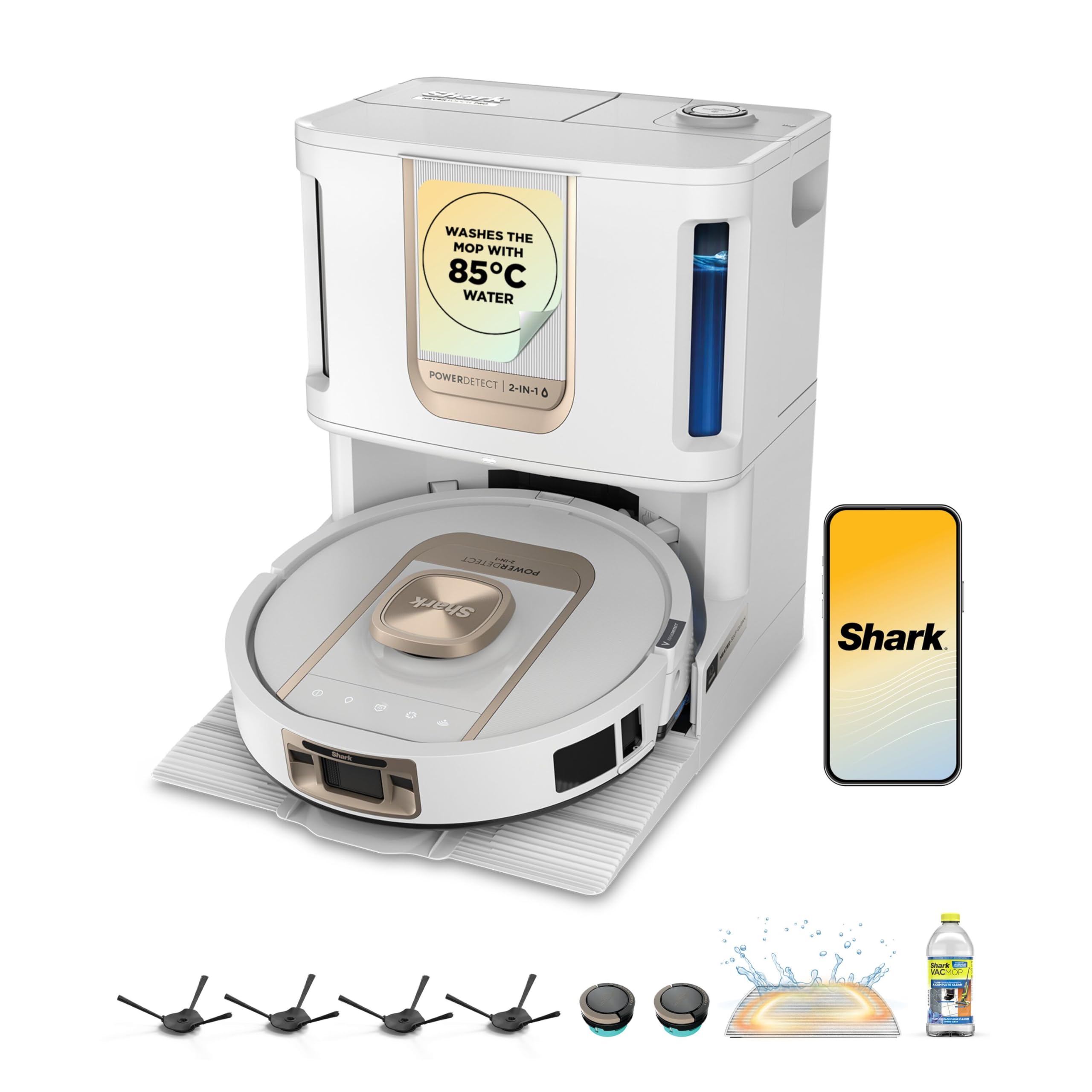Shark Shark ThermaCharged PowerDetect Wet & Dry Robot Vacuum, Dirt Detect, Floor Detect, Hands-Free Cleaning, Edge Detect, NeverStuck