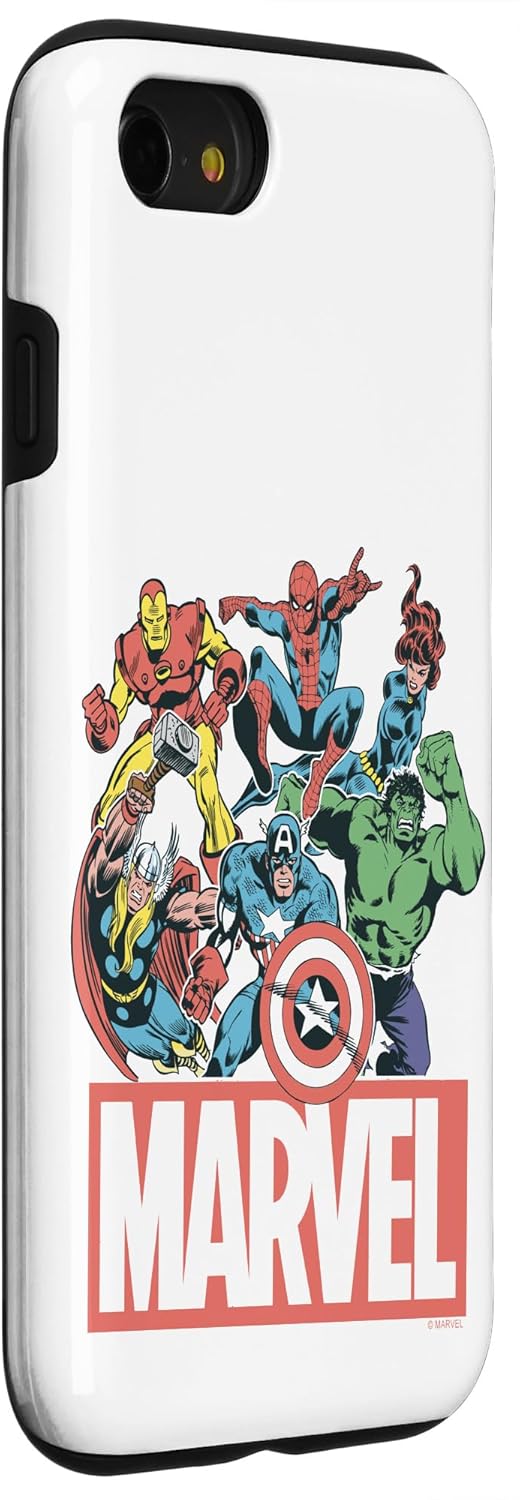 Marvel Avengers Heroes Logo Case for iPhone SE (2020) / 7 / 8