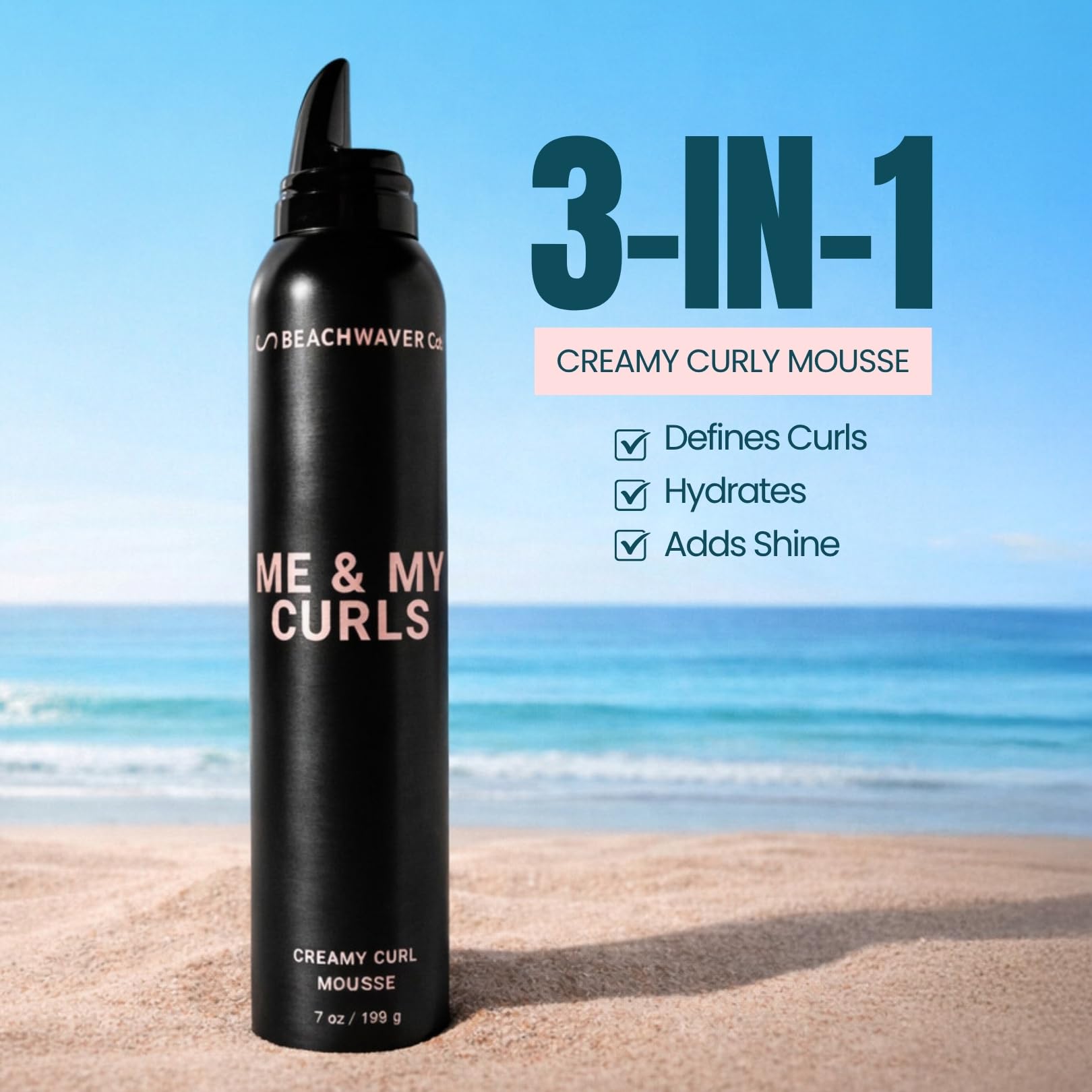 Beachwaver The Co. Me & My Curls Creamy Curl Mousse - Bondi Beach Day