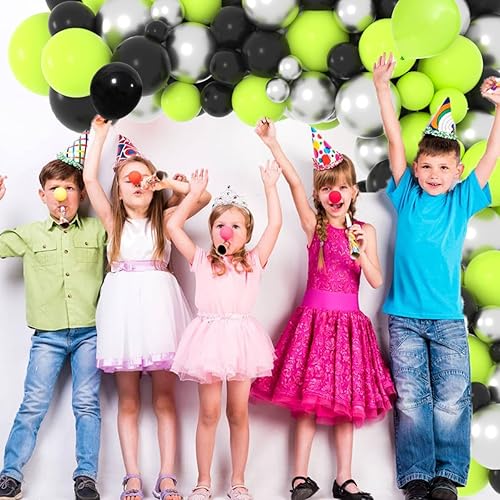 Miniatura 85 de Kit de guirnalda de globos rojos y blancos y plateados: 122 globos rojos y blancos, globos rojos y plateados, globos de graduación para cumpleaños